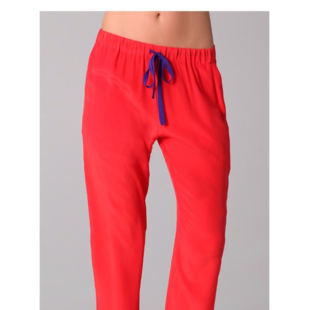 100% silk pants